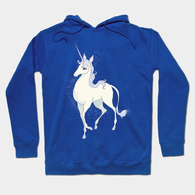 White unicorn Hoodie by MeOfF